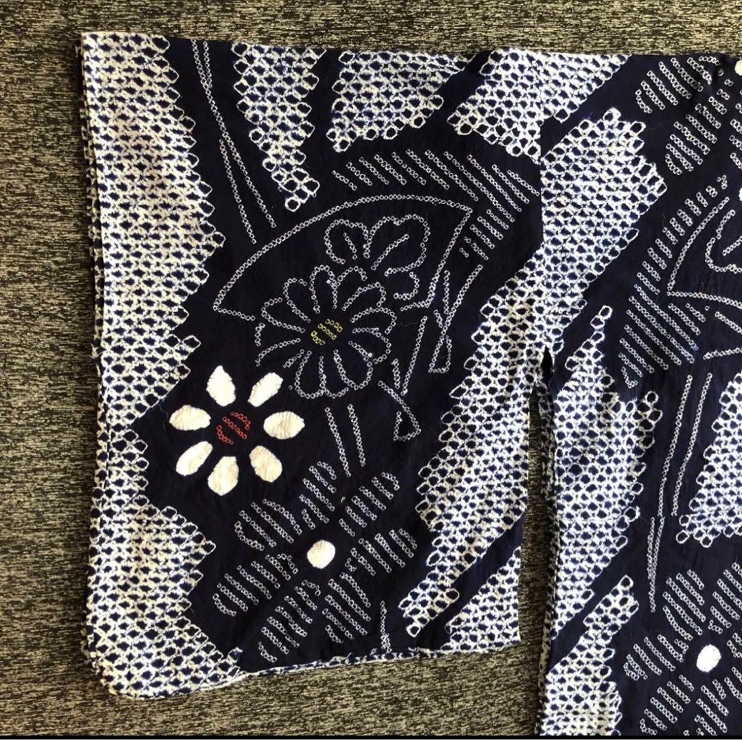 気分セール　終)　有松絞り 浴衣 ゆかた　裄67