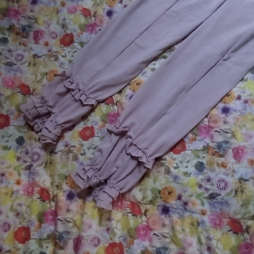 ピンクハウス　フリル付きアームカバー　サテンリボン