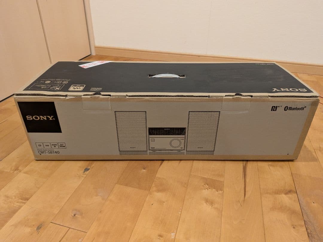 2022年式 SONY ソニー ミニコンポ システムコンポ CMT-SBT40