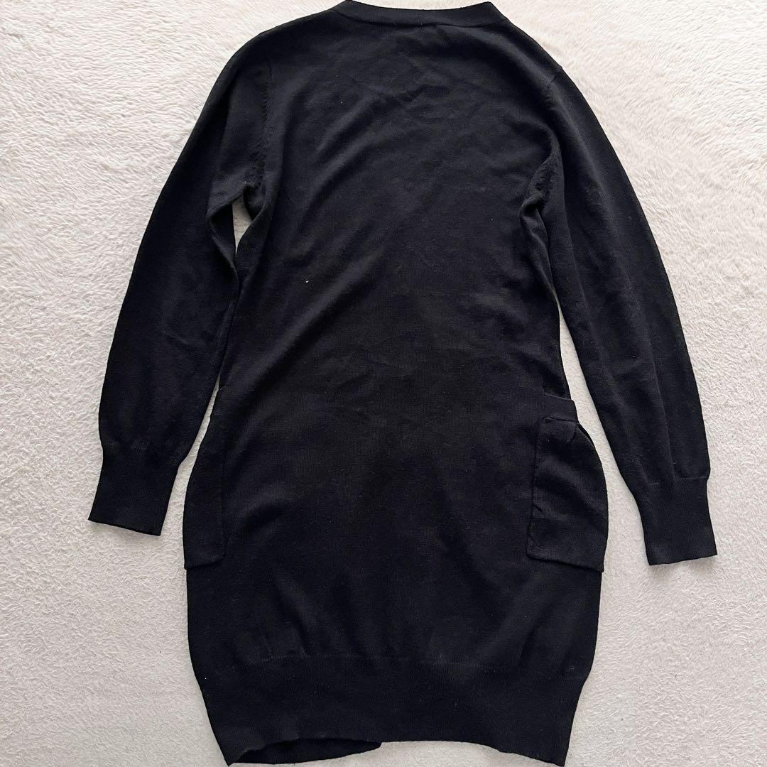 ヴィヴィアンウエストウッド ロングニットカーディガン オーブ ストーン ロゴ