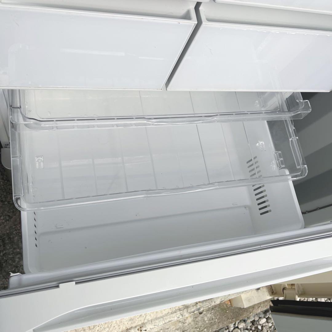 361取付無料！日立真空チルド搭載 おしゃれホワイトインテリア6ドア冷蔵庫