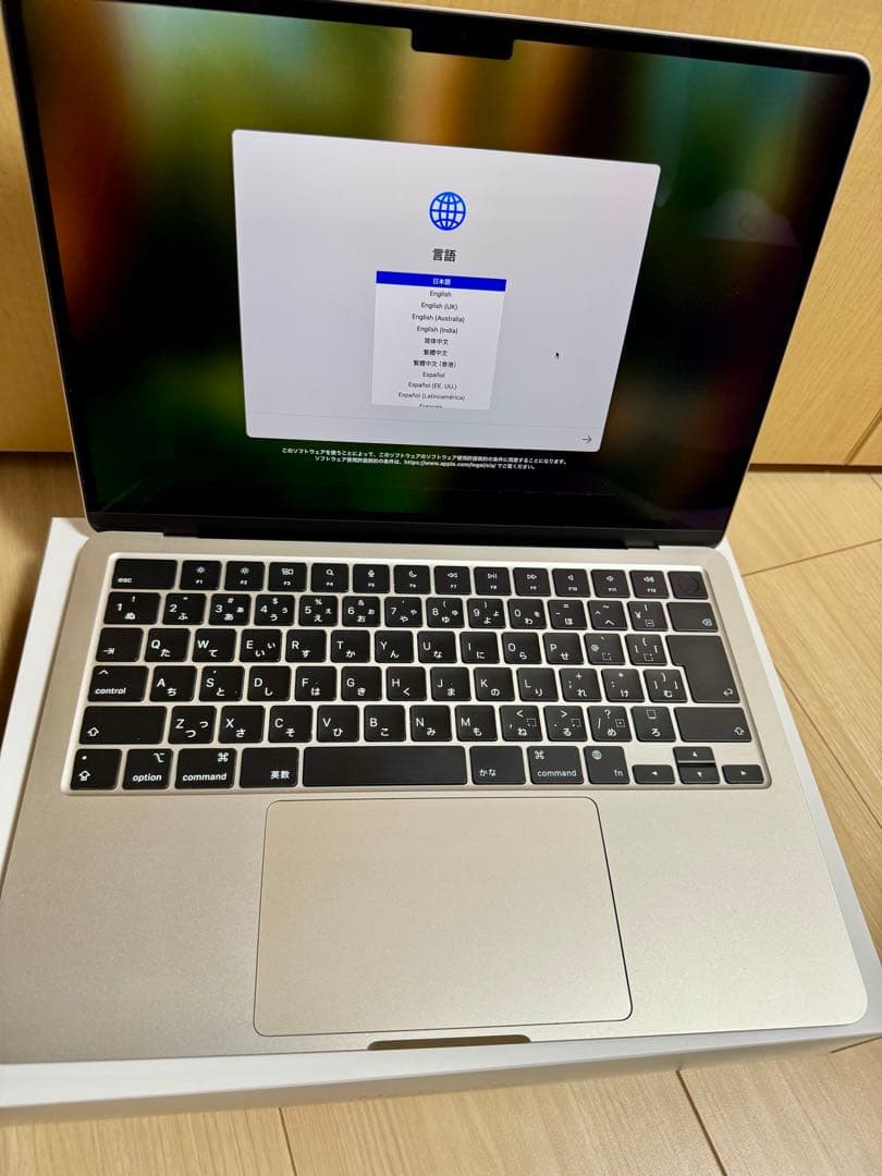 Macbook Air(M2) 512GB/8GB スターライト付属品完備