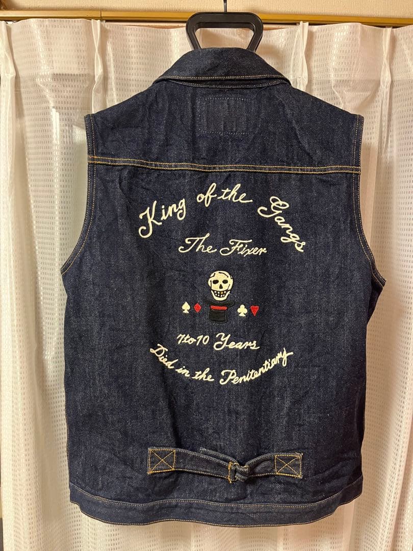 GANGSTERVILLE MC デニムベスト ギャングスタービル　サイズL
