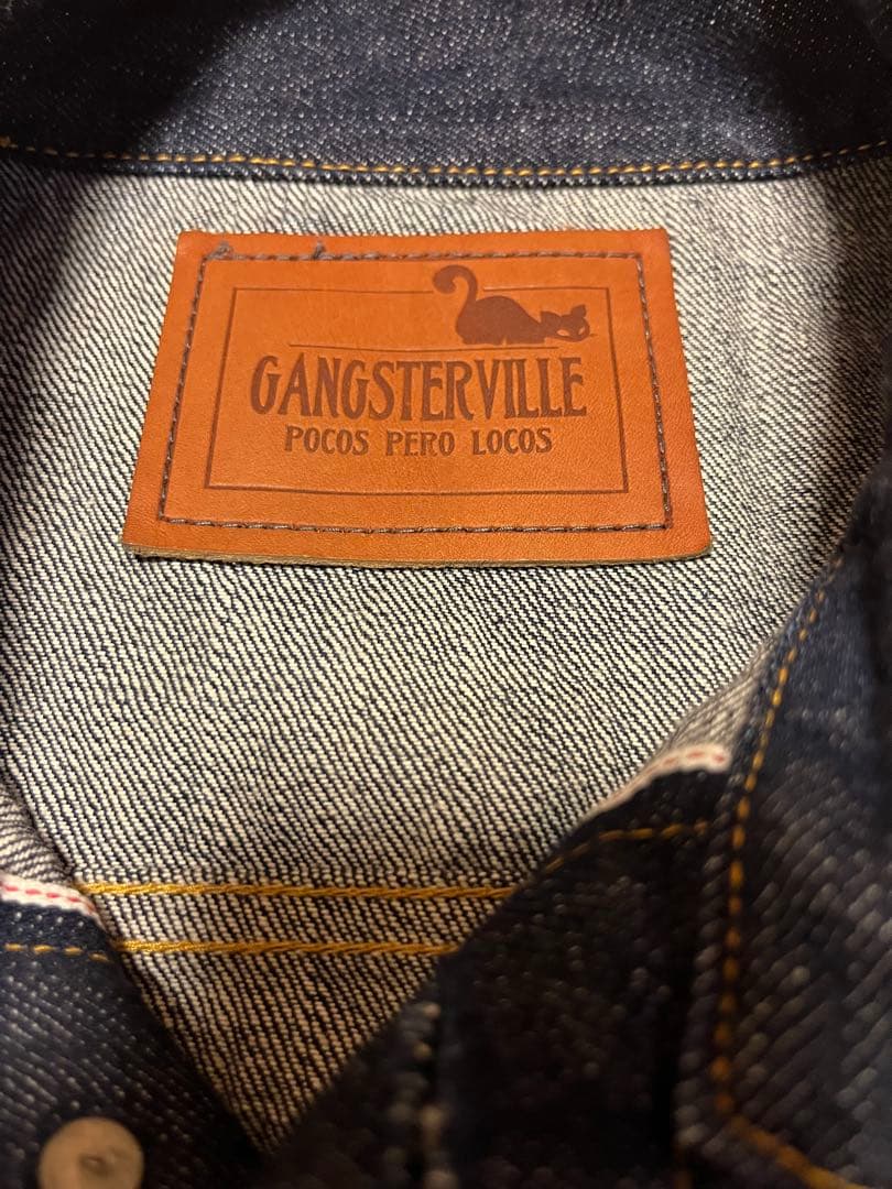 GANGSTERVILLE MC デニムベスト ギャングスタービル　サイズL