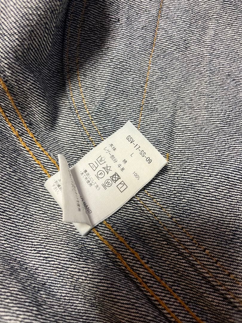 GANGSTERVILLE MC デニムベスト ギャングスタービル　サイズL