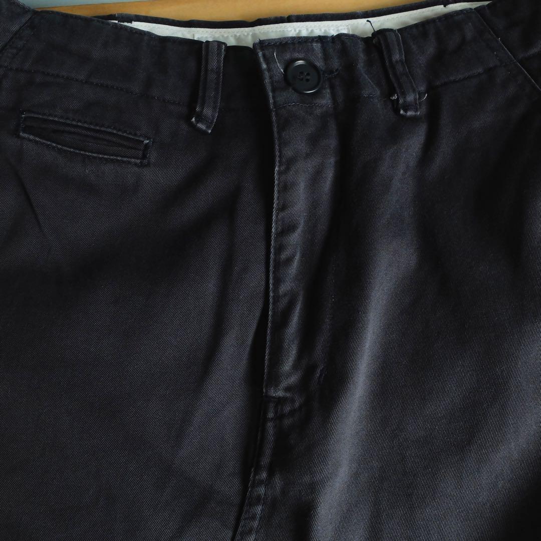 GANRYU コムデギャルソン サルエル　チノパン　ネイビー S