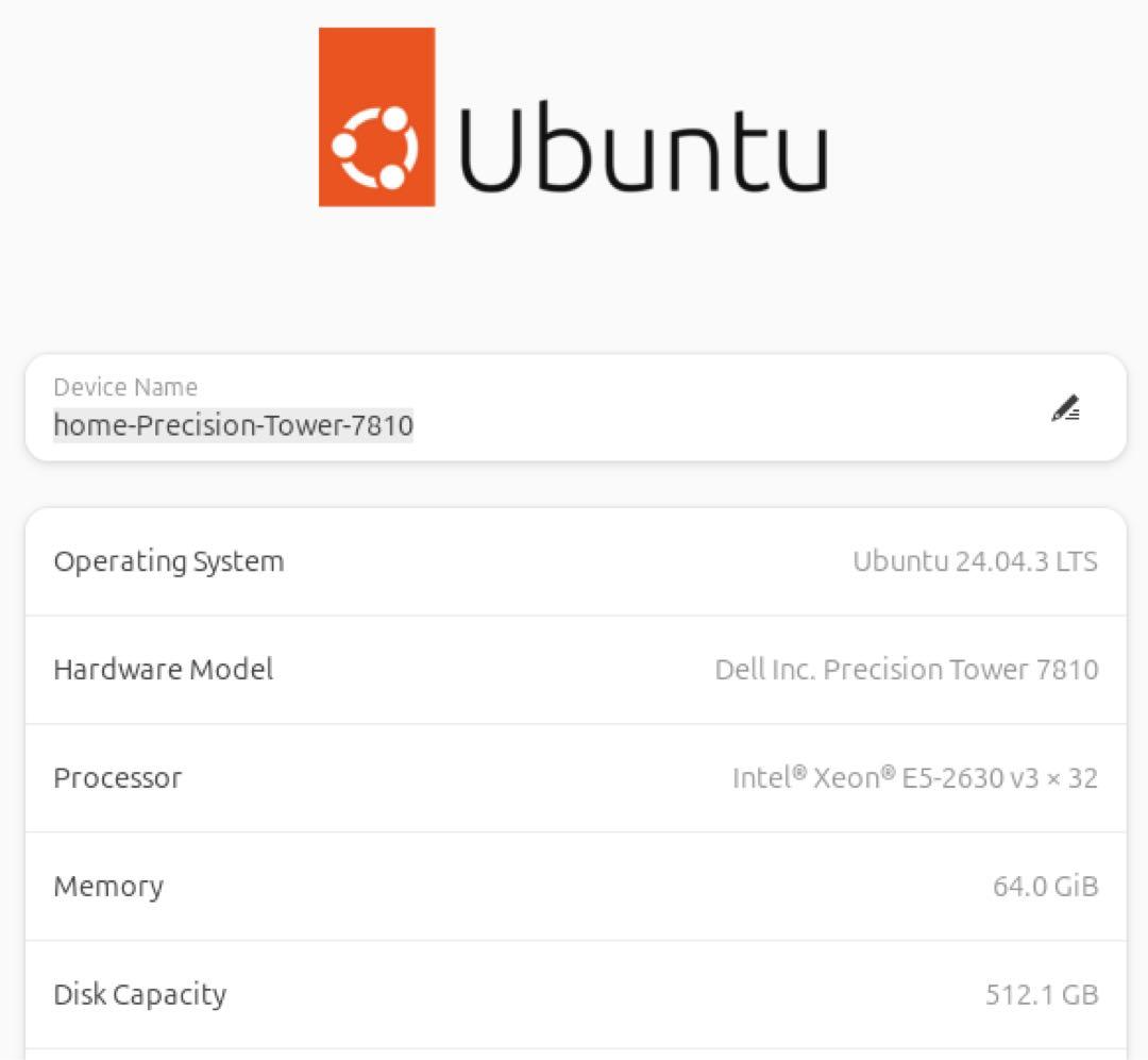 Dell Precision Tower 7810 PC モニターセット