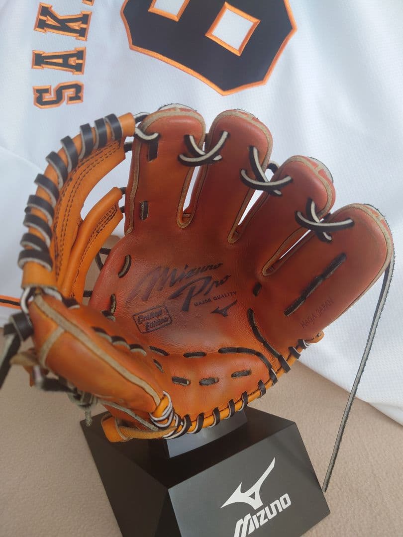 し*会様 Mizuno Pro 硬式内野手グローブクラフテッドエディション坂本勇