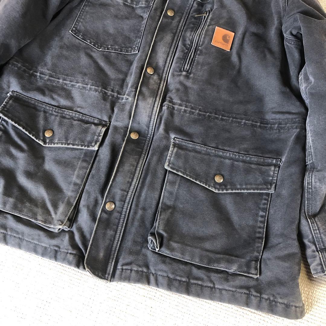 カーハート ランチャーコート ダック カバーオール トラディショナルジャケットM