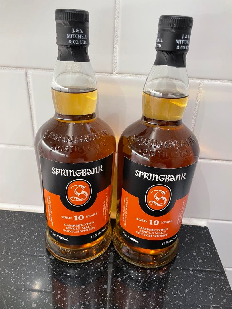 25年12月購入!! SPRINGBANK 10年 スプリングバンク　2本セット