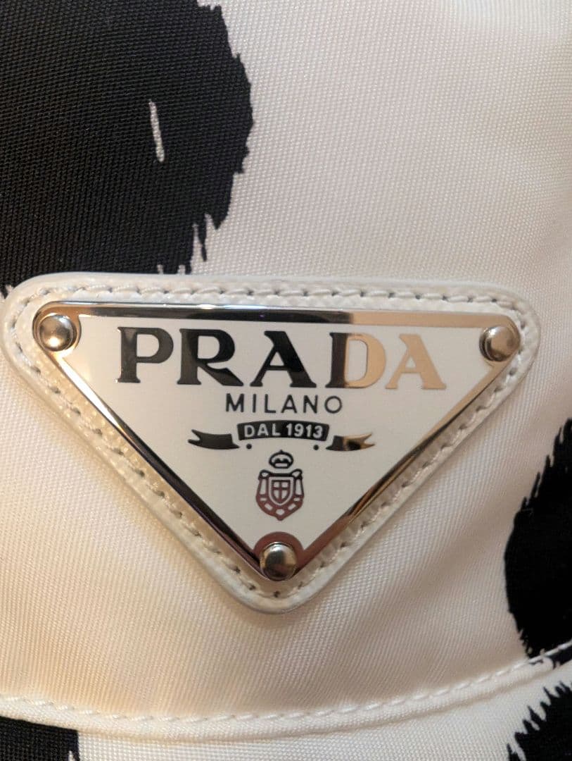 PRADA ドット柄 バケットハット Ｍ58センチ