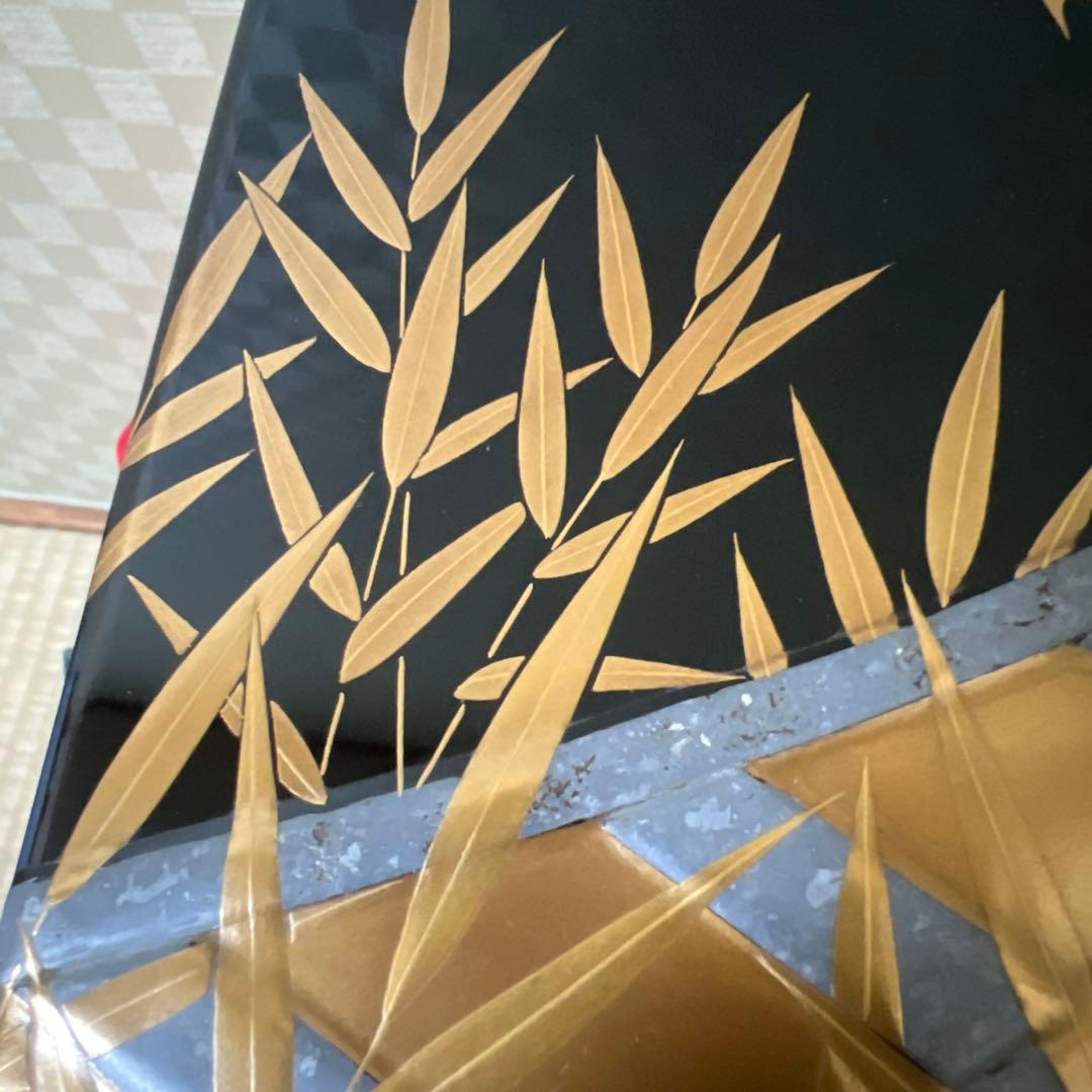 日本美術 平安 象彦 純銀水滴　木製漆器 竹蒔絵 螺鈿細工 硯箱 書道具