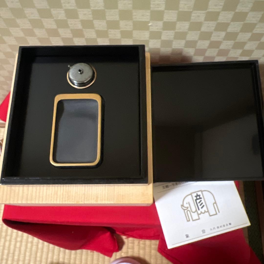 日本美術 平安 象彦 純銀水滴　木製漆器 竹蒔絵 螺鈿細工 硯箱 書道具