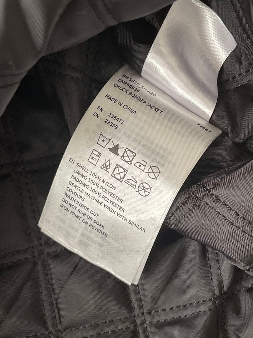 デウスエクスマキナ CHUCK BOMBER JACKET L 黒 スタジャン