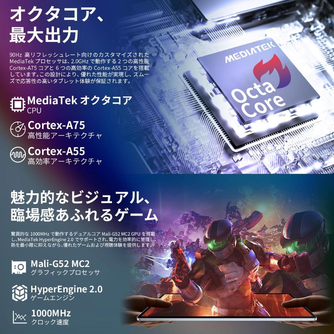 【新品未使用】T60 Plus 12インチタブレット 16GB+128GB