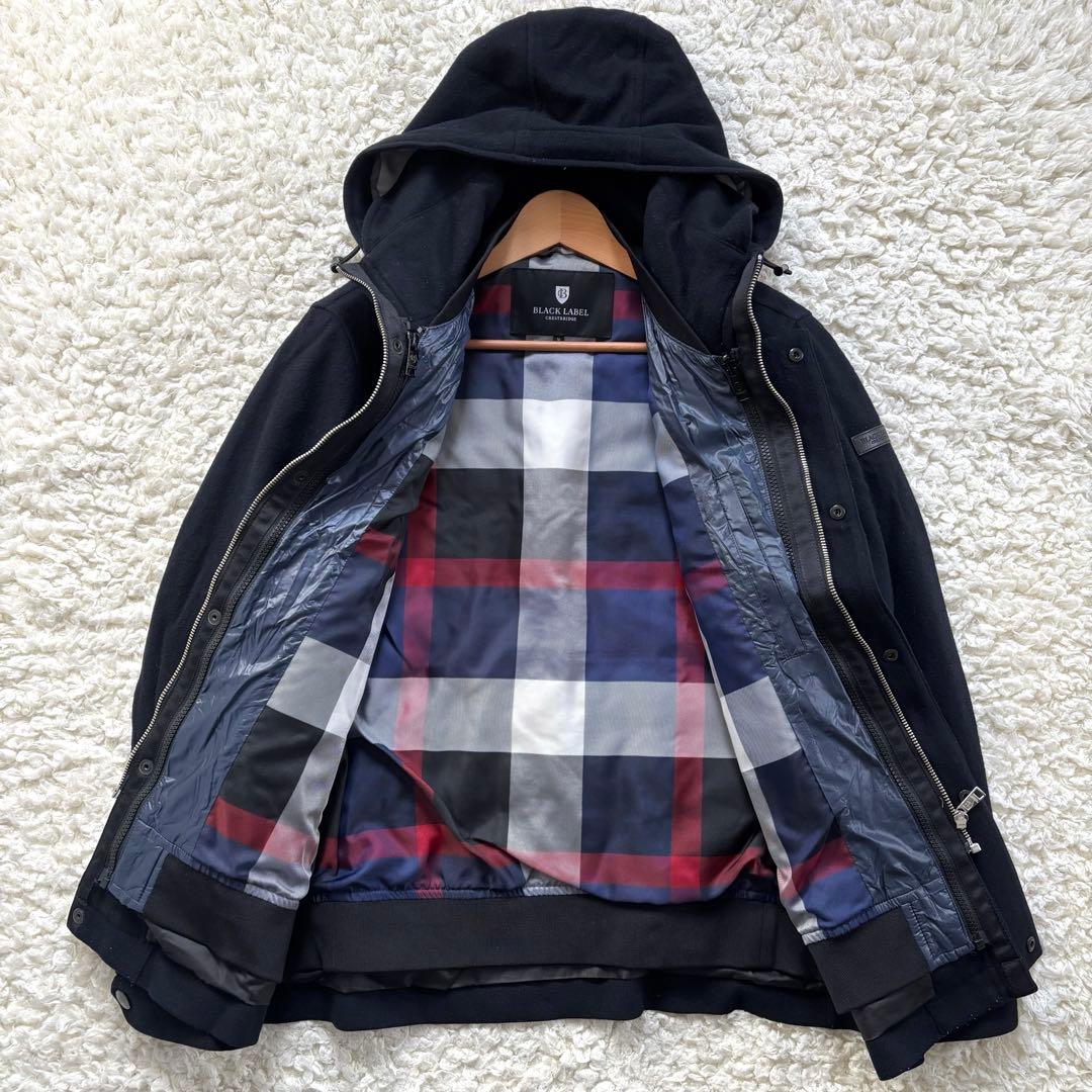 ブラックレーベルクレストブリッジ 4WAYダウンライナー パーカー ブルゾン