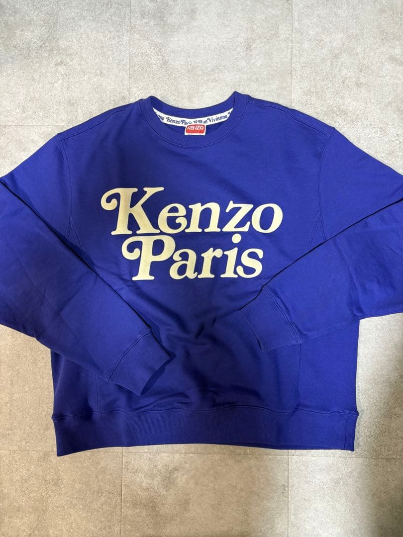 Kenzo Paris ロゴスウェット M 青