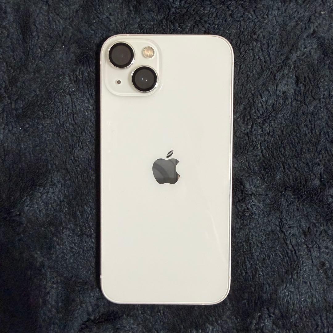 【美品】iPhone13 128GB ホワイト SIMフリー バッテリー95%