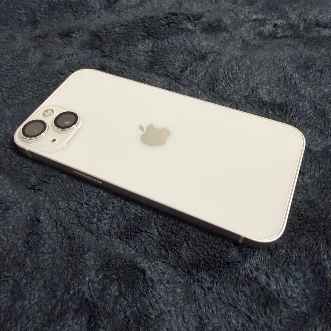 【美品】iPhone13 128GB ホワイト SIMフリー バッテリー95%