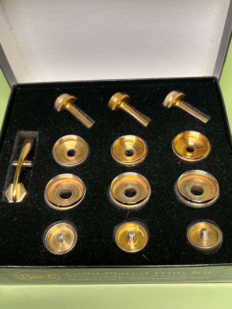 Bach純正 トランペット　 トリムキット　金メッキGP