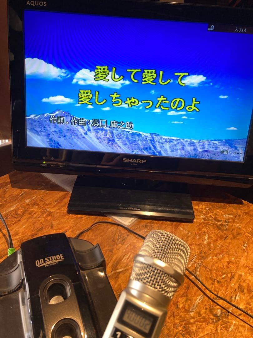 オンステージ　ON STAGE ワイヤレス　お家でカラオケ　PK-122WT