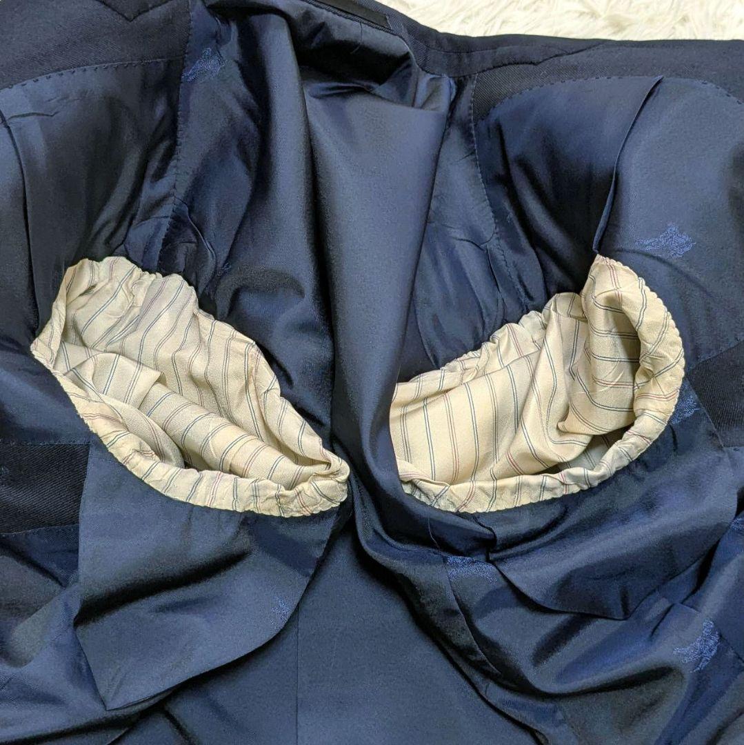 BURBERRY テーラードジャケット カシミヤ タスマニアウール ダブル M