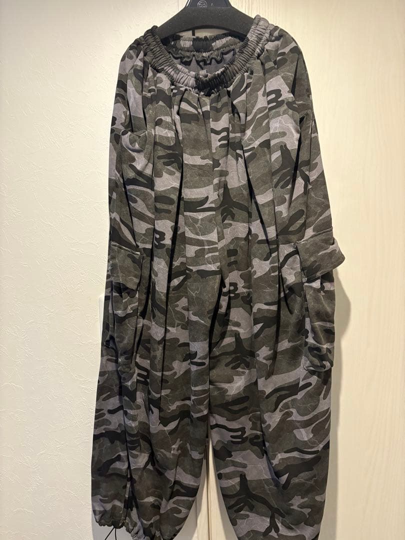 パンツ PRANK PROJECT Camo Sweat Cargo Pants
