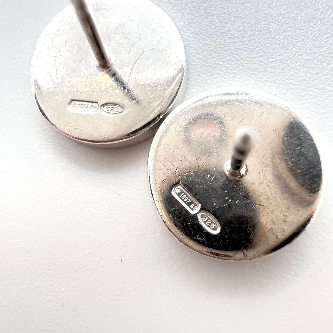 GUCCI グッチ ピアス スタッズ ロゴ シルバー 925 サークル