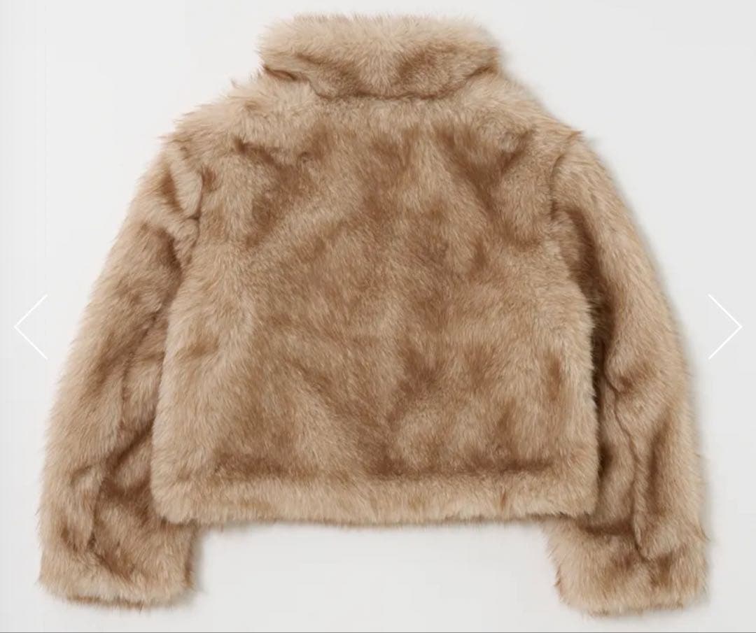 F/FUR STAND COLLAR ジャケット