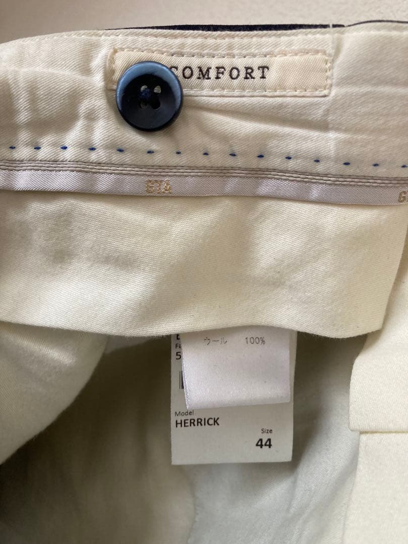 GTA Herrickヘリック エリック テーパード パンツ 44 ネイビー