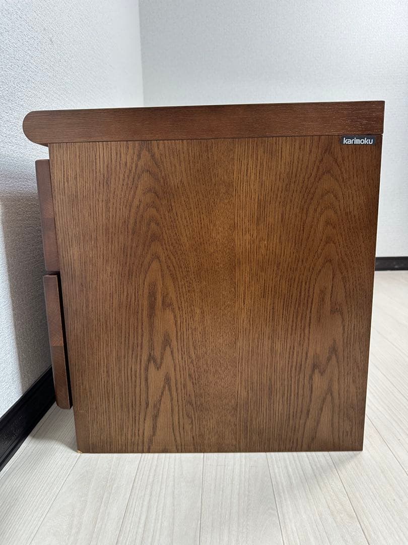 カリモク ローチェスト ローボード 収納家具 タンス オーク材 ※i4※