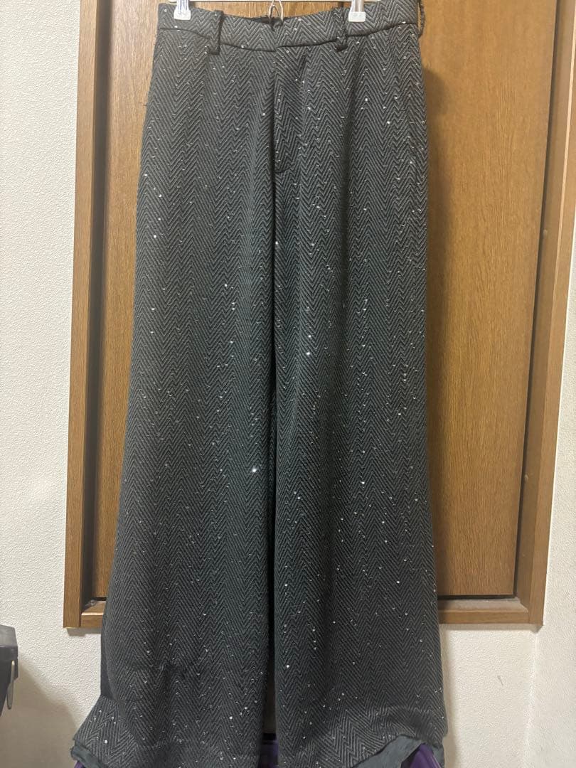 Masu スパンコールスラックス