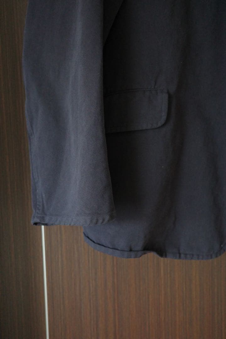 comoli 24AW 製品染ジャケット&ドロストパンツ セットアップ ネイビー