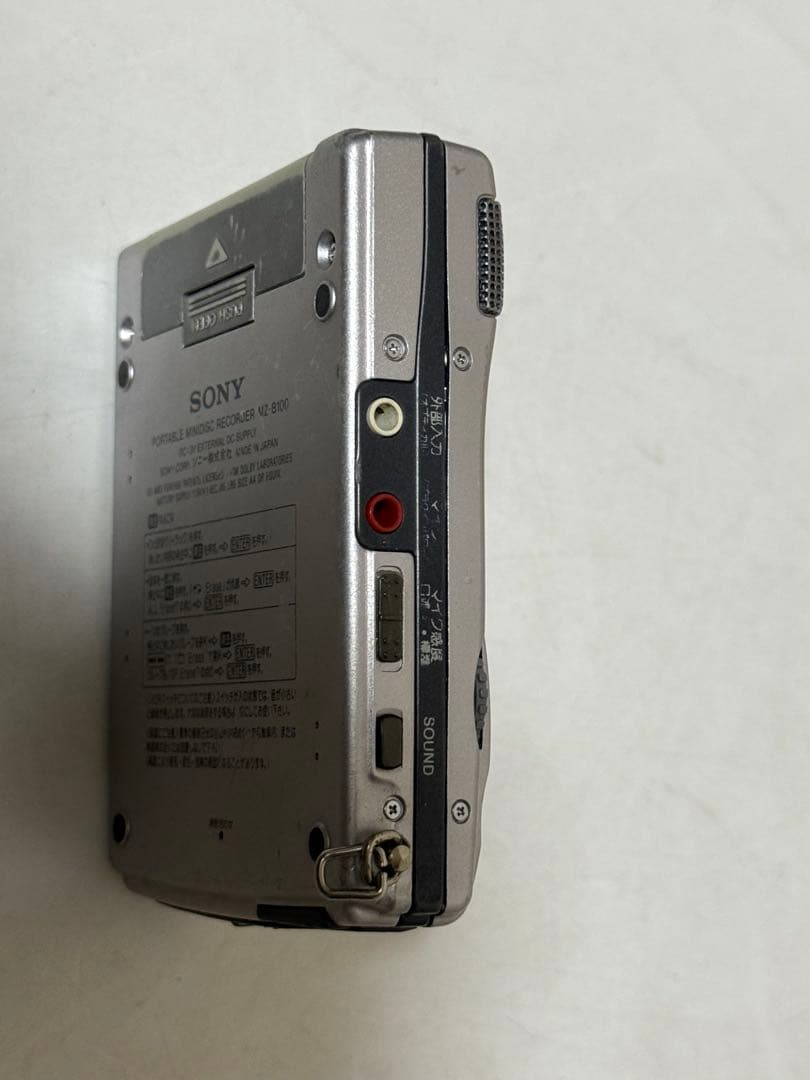 ジャンク品 SONY MZ-B100 MDレコーダー