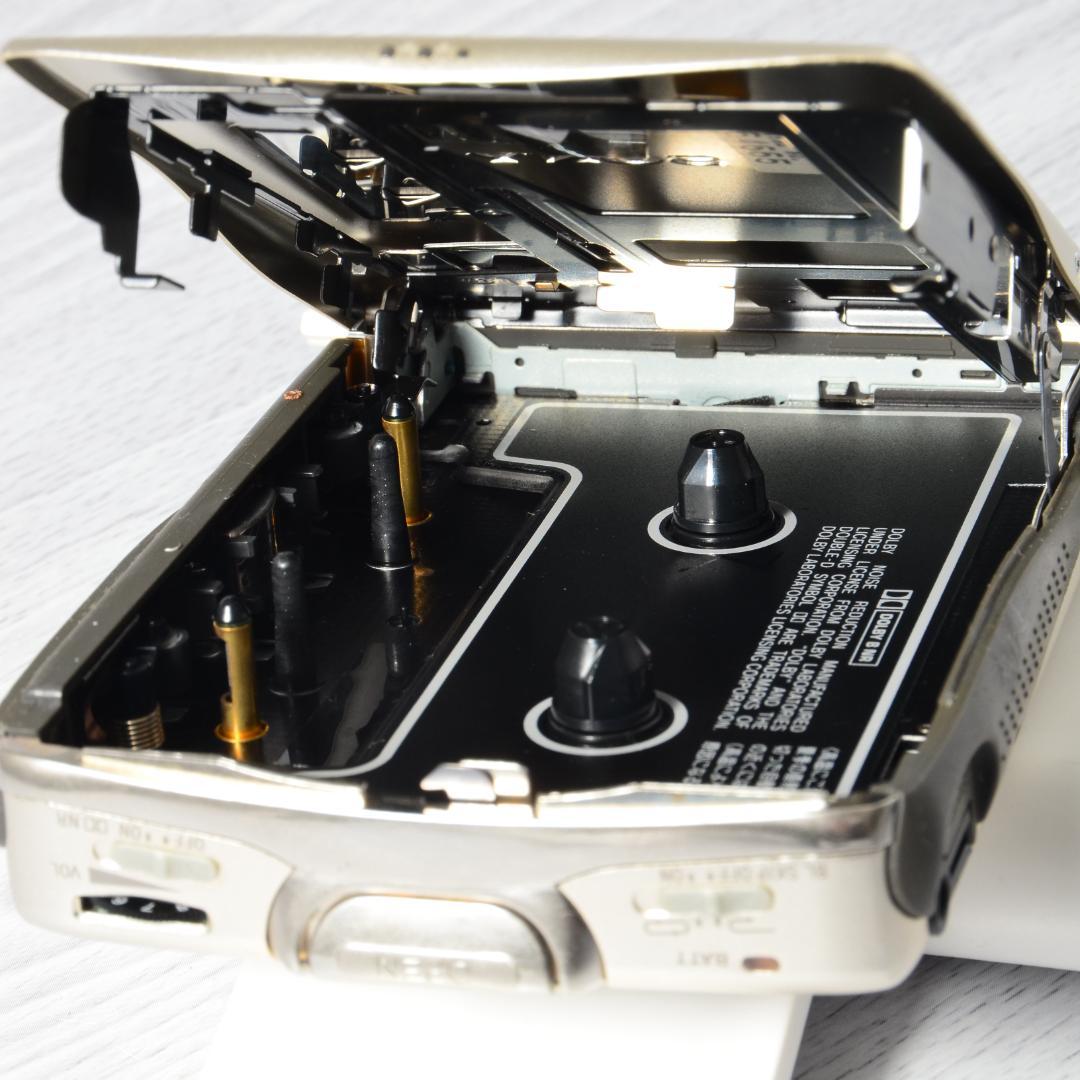 SONY WALKMAN WM-EX2 カセットウォークマン 銀 リモコン等付属