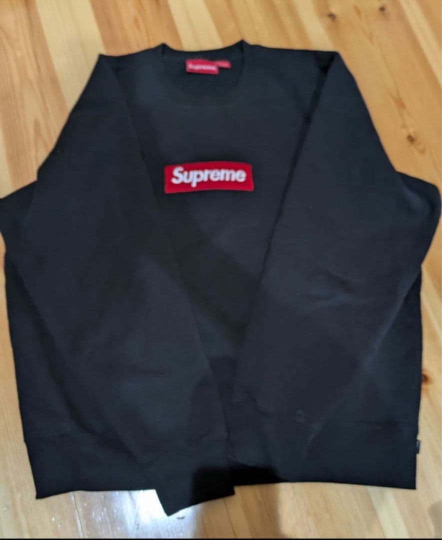 Supreme ブラック トレーナー