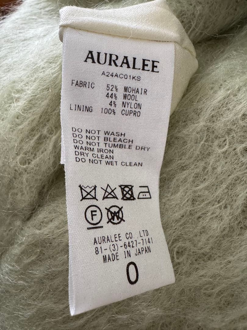 AURALEE オーラリー モヘア コート レディース
