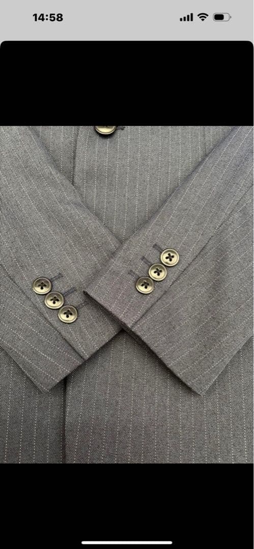 170 CHOPIN ネイビー ストライプ スーツセット