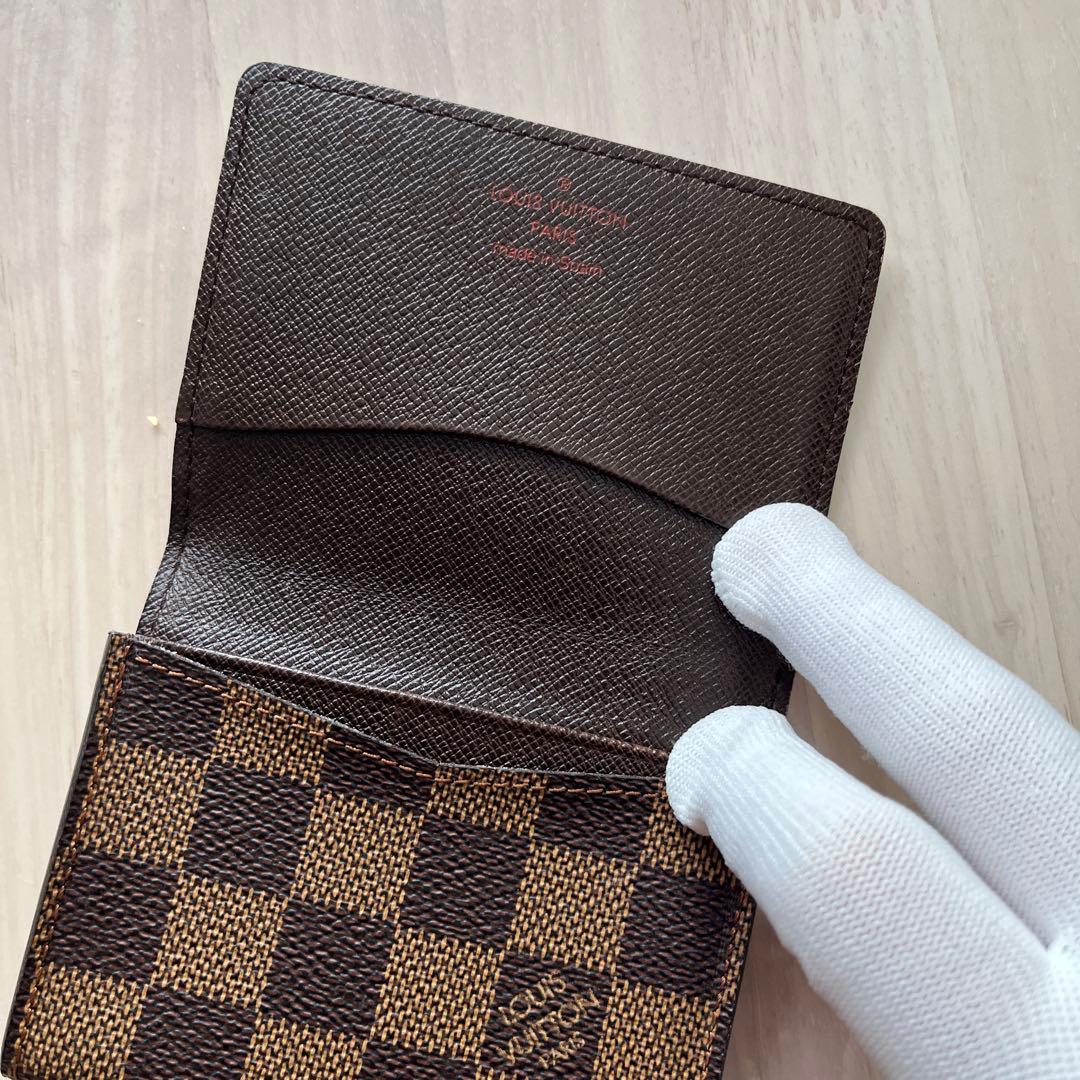 【美品・箱付き】ルイヴィトン ダミエ 名刺入れ　カードケース
