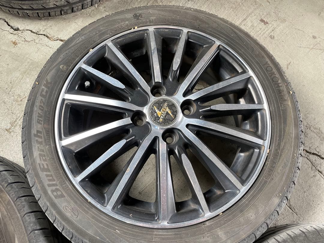 深溝アルミ付 日本製 165/55R15 タント スペーシア Nbox 軽自動車