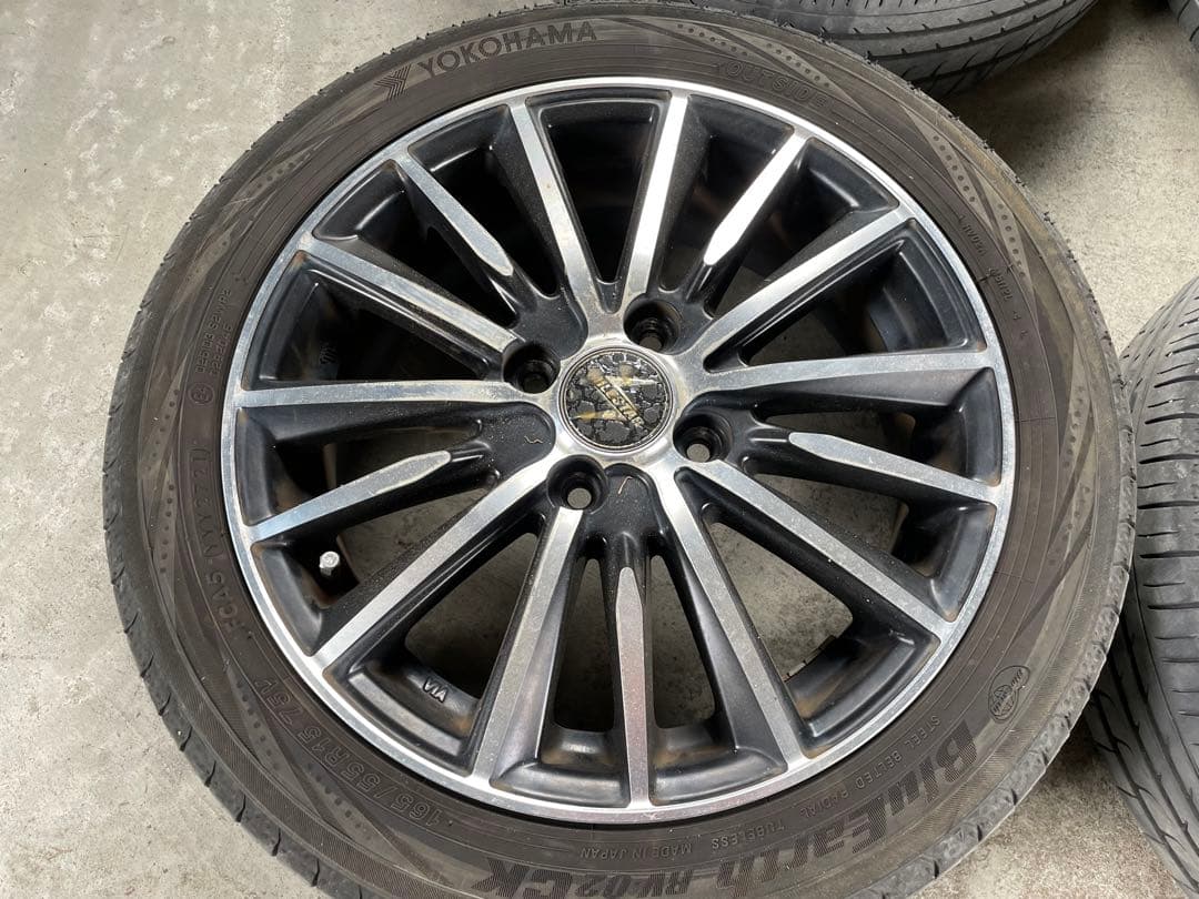 深溝アルミ付 日本製 165/55R15 タント スペーシア Nbox 軽自動車