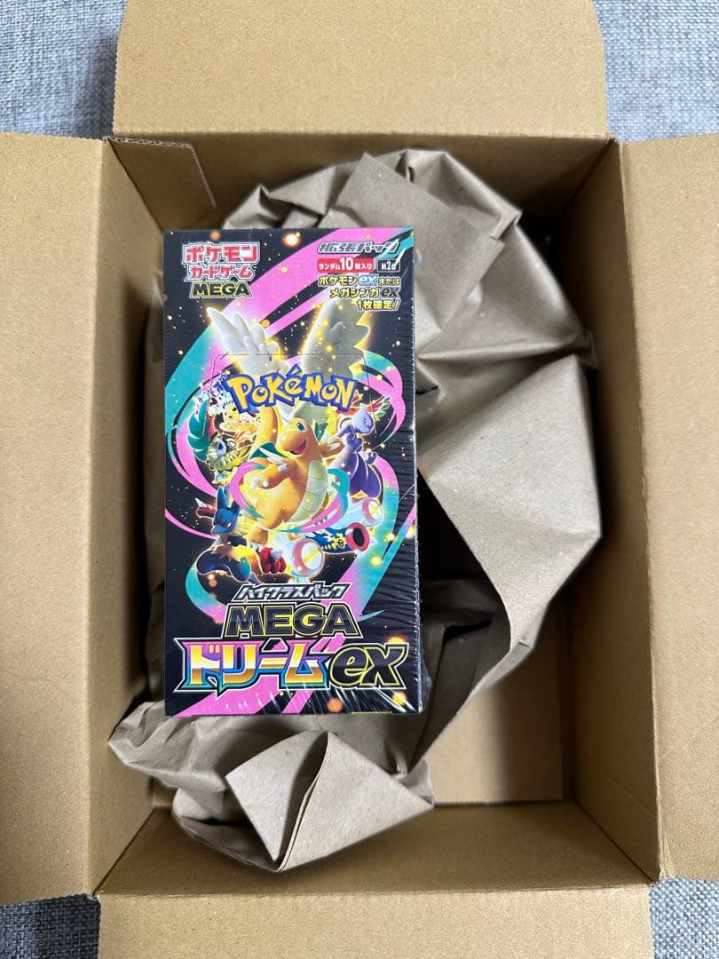 【新品未開封】ポケモンカードゲーム MEGAドリームex シュリンク付き1箱