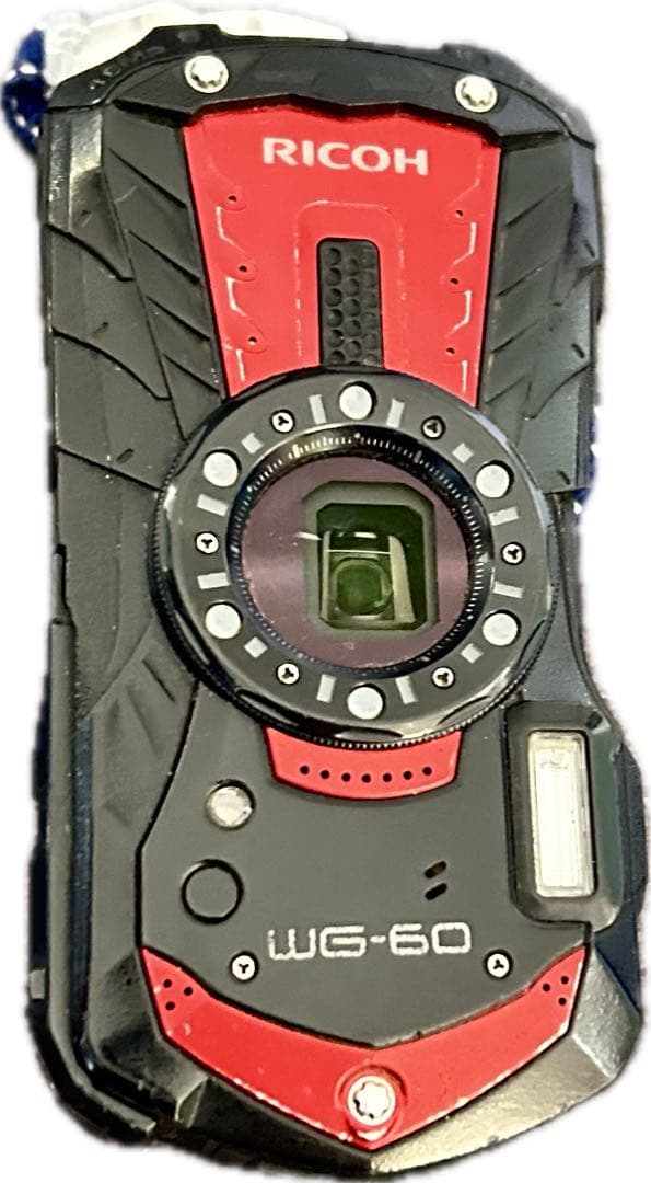 【美品】RICOH WG-60 デジタルカメラ 黒/赤