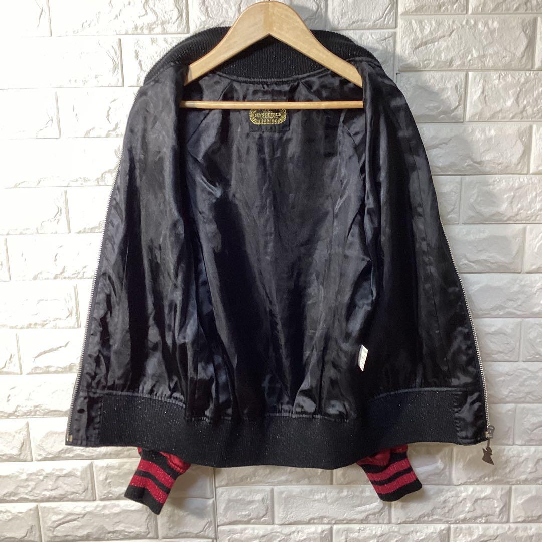 ヒステリックグラマー　バイクガール刺繍スカジャン