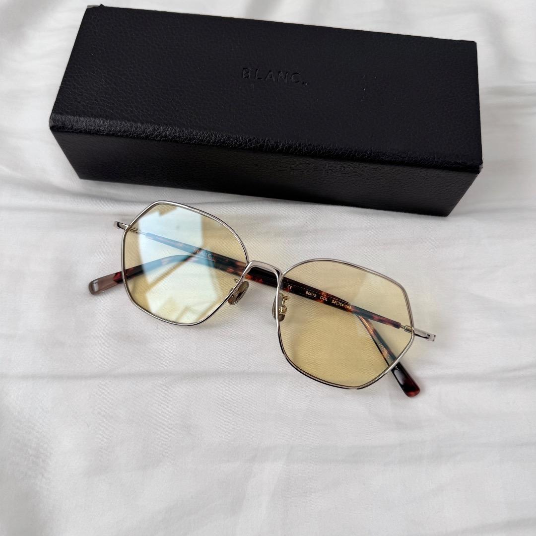 廃盤 BLANC.. B0019 サングラス カラーレンズ 鼈甲 メガネ 特価