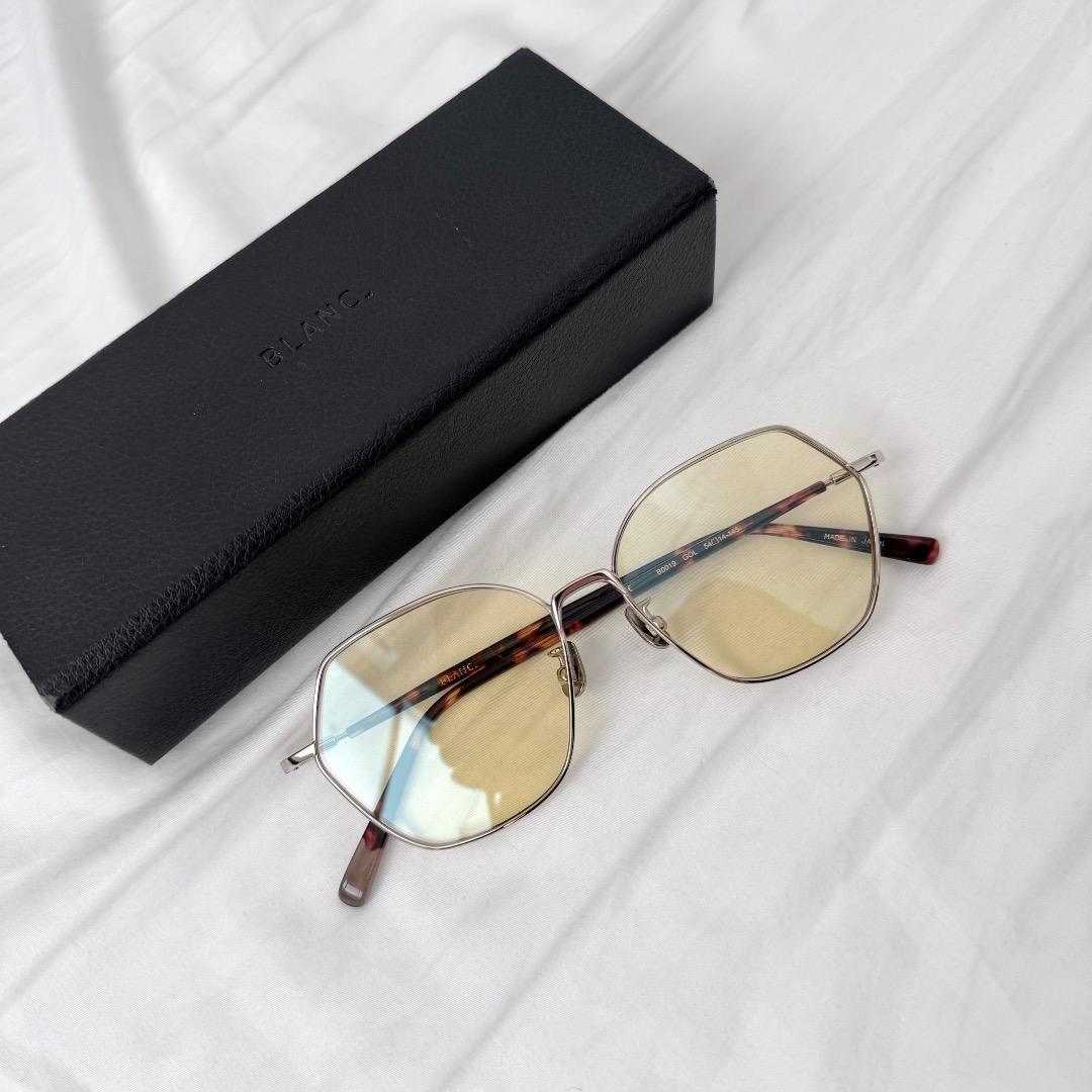 廃盤 BLANC.. B0019 サングラス カラーレンズ 鼈甲 メガネ 特価