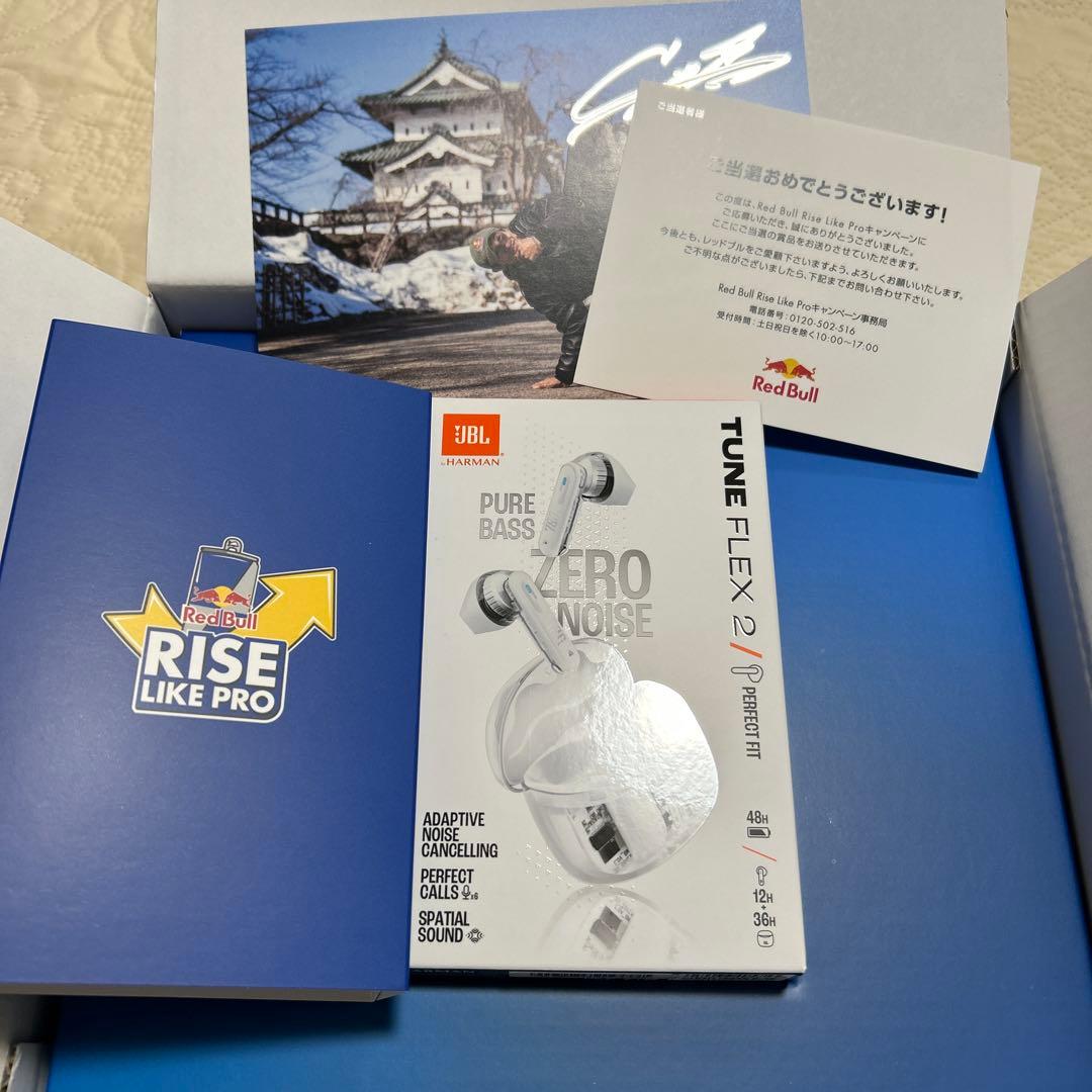 JBL TUNE FLEX 2 シゲキックス　ポストカードサイン入り　レッドブル