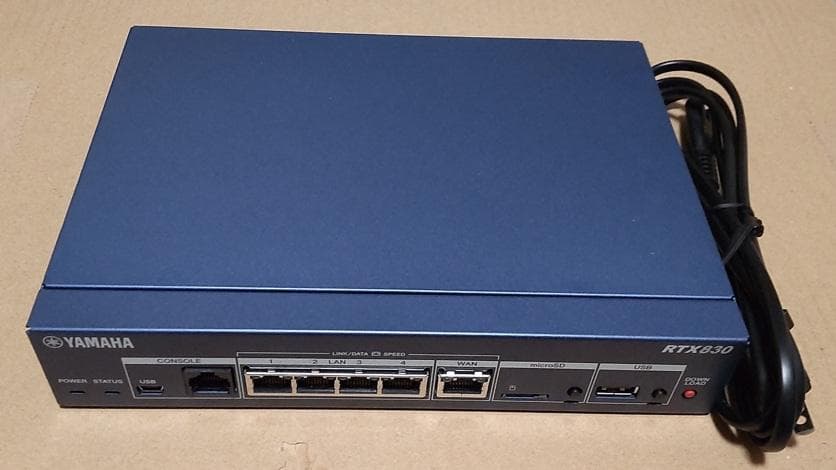 YAMAHA RTX830 ルーター ＋ RTXシリーズ専用棚板　セット