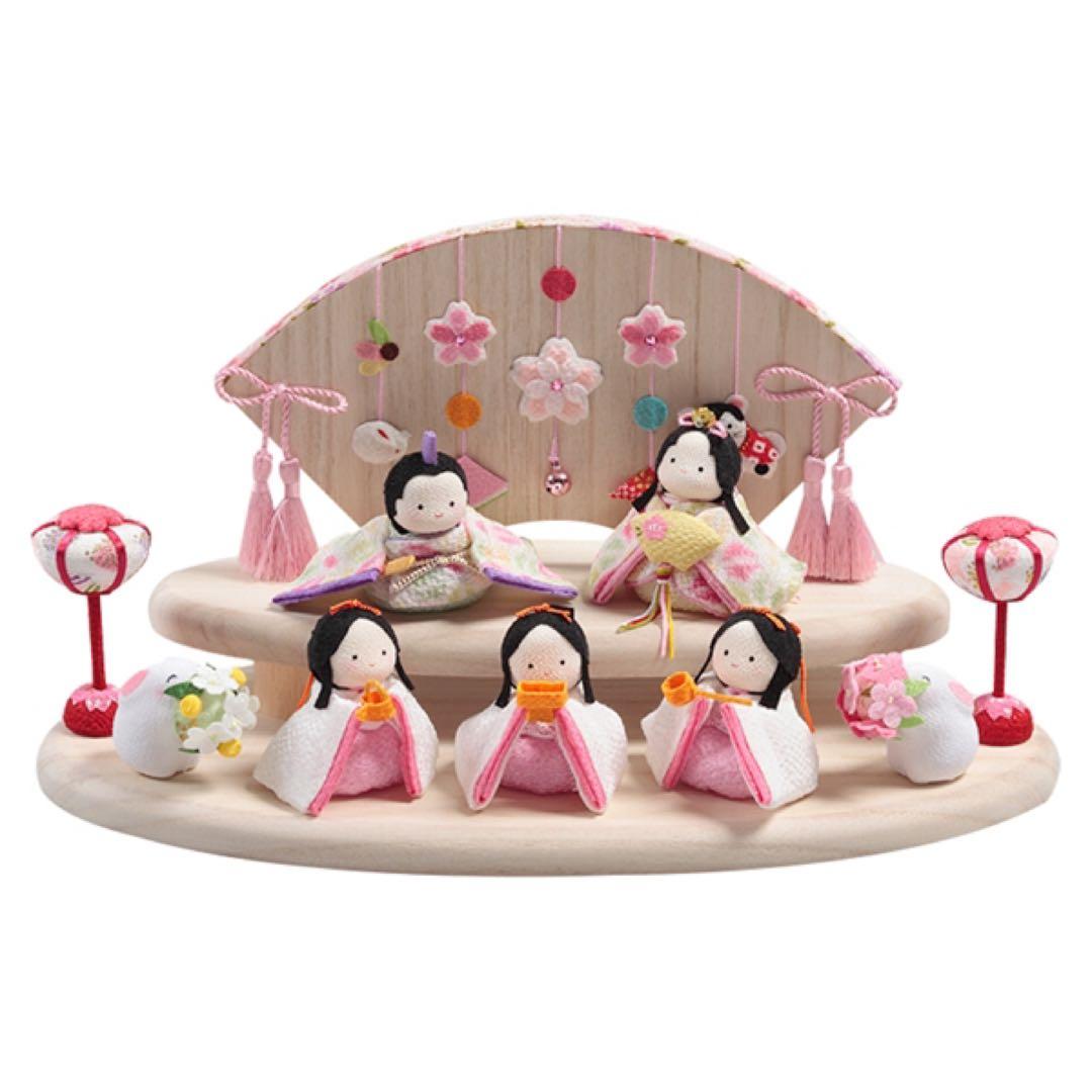 ちりめんひな人形セット