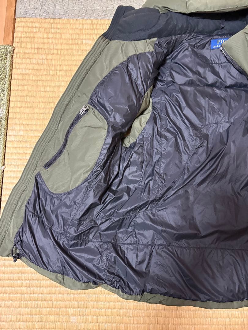 POLO ポロ ラルフローレン ダウンベスト カーキー SP 極美品